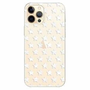 Odolné silikonové pouzdro iSaprio - Stars Pattern - white - iPhone 12 Pro Max obraz