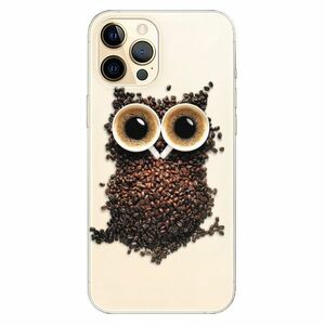 Odolné silikonové pouzdro iSaprio - Owl And Coffee - iPhone 12 Pro Max obraz