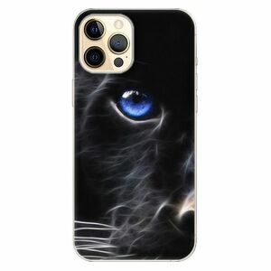 Odolné silikonové pouzdro iSaprio - Black Puma - iPhone 12 Pro Max obraz
