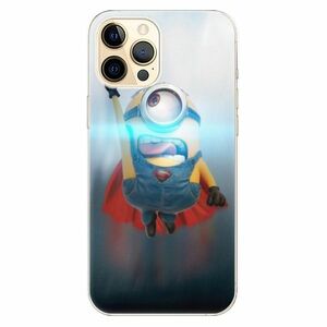 Odolné silikonové pouzdro iSaprio - Mimons Superman 02 - iPhone 12 Pro Max obraz