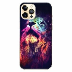 Odolné silikonové pouzdro iSaprio - Lion in Colors - iPhone 12 Pro Max obraz