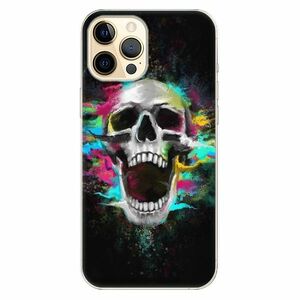 Odolné silikonové pouzdro iSaprio - Skull in Colors - iPhone 12 Pro Max obraz