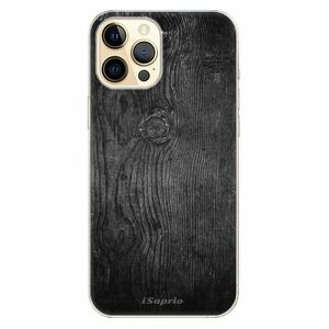 Odolné silikonové pouzdro iSaprio - Black Wood 13 - iPhone 12 Pro Max obraz
