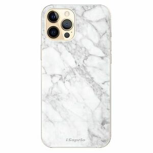 Odolné silikonové pouzdro iSaprio - SilverMarble 14 - iPhone 12 Pro Max obraz