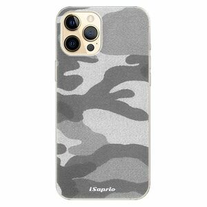 Odolné silikonové pouzdro iSaprio - Gray Camuflage 02 - iPhone 12 Pro Max obraz