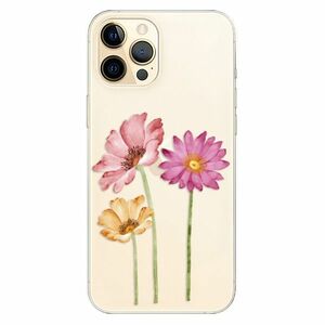 Odolné silikonové pouzdro iSaprio - Three Flowers - iPhone 12 Pro obraz