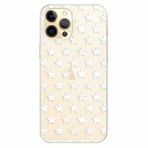 Odolné silikonové pouzdro iSaprio - Stars Pattern - white - iPhone 12 Pro obraz