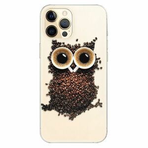 Odolné silikonové pouzdro iSaprio - Owl And Coffee - iPhone 12 Pro obraz