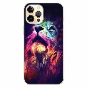 Odolné silikonové pouzdro iSaprio - Lion in Colors - iPhone 12 Pro obraz