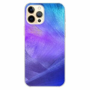 Odolné silikonové pouzdro iSaprio - Purple Feathers - iPhone 12 Pro obraz