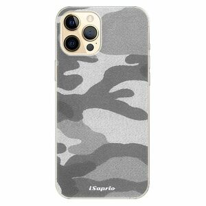 Odolné silikonové pouzdro iSaprio - Gray Camuflage 02 - iPhone 12 Pro obraz