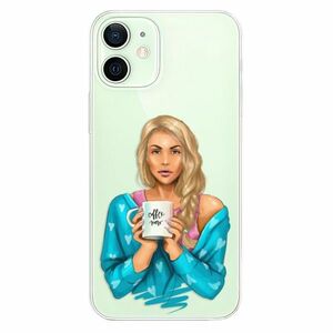 Odolné silikonové pouzdro iSaprio - Coffe Now - Blond - iPhone 12 obraz