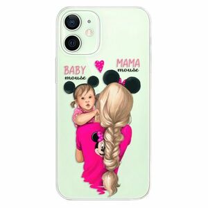 Odolné silikonové pouzdro iSaprio - Mama Mouse Blond and Girl - iPhone 12 obraz