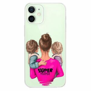 Odolné silikonové pouzdro iSaprio - Super Mama - Two Boys - iPhone 12 obraz