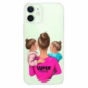 Odolné silikonové pouzdro iSaprio - Super Mama - Two Girls - iPhone 12 obraz