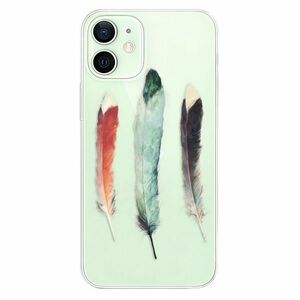 Odolné silikonové pouzdro iSaprio - Three Feathers - iPhone 12 obraz