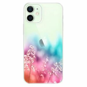 Odolné silikonové pouzdro iSaprio - Rainbow Grass - iPhone 12 obraz