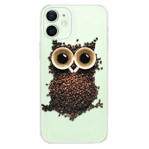 Odolné silikonové pouzdro iSaprio - Owl And Coffee - iPhone 12 obraz