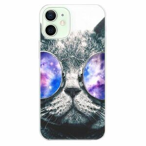Odolné silikonové pouzdro iSaprio - Galaxy Cat - iPhone 12 obraz