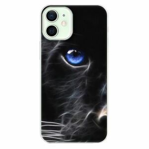 Odolné silikonové pouzdro iSaprio - Black Puma - iPhone 12 obraz