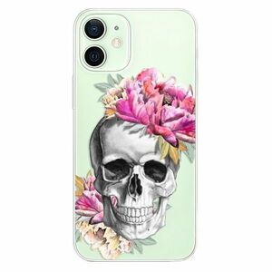 Odolné silikonové pouzdro iSaprio - Pretty Skull - iPhone 12 obraz
