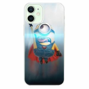 Odolné silikonové pouzdro iSaprio - Mimons Superman 02 - iPhone 12 obraz