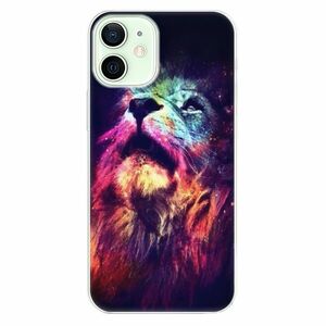 Odolné silikonové pouzdro iSaprio - Lion in Colors - iPhone 12 obraz