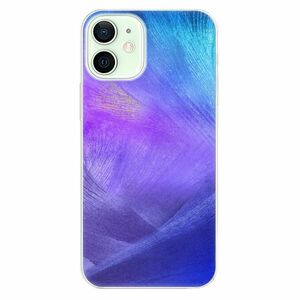 Odolné silikonové pouzdro iSaprio - Purple Feathers - iPhone 12 obraz