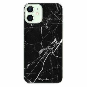 Odolné silikonové pouzdro iSaprio - Black Marble 18 - iPhone 12 obraz