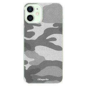 Odolné silikonové pouzdro iSaprio - Gray Camuflage 02 - iPhone 12 obraz