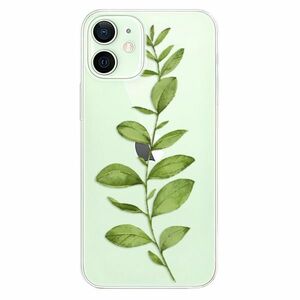 Odolné silikonové pouzdro iSaprio - Green Plant 01 - iPhone 12 mini obraz