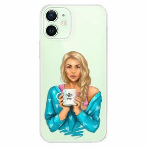 Odolné silikonové pouzdro iSaprio - Coffe Now - Blond - iPhone 12 mini obraz