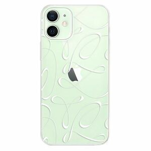 Odolné silikonové pouzdro iSaprio - Fancy - white - iPhone 12 mini obraz