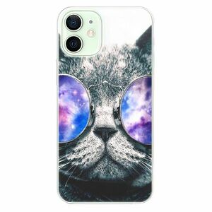 Odolné silikonové pouzdro iSaprio - Galaxy Cat - iPhone 12 mini obraz