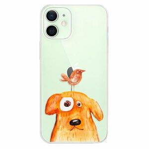 Odolné silikonové pouzdro iSaprio - Dog And Bird - iPhone 12 mini obraz