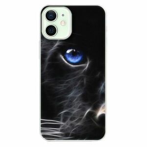 Odolné silikonové pouzdro iSaprio - Black Puma - iPhone 12 mini obraz