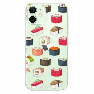 Odolné silikonové pouzdro iSaprio - Sushi Pattern - iPhone 12 mini obraz