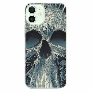 Odolné silikonové pouzdro iSaprio - Abstract Skull - iPhone 12 mini obraz