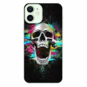 Odolné silikonové pouzdro iSaprio - Skull in Colors - iPhone 12 mini obraz