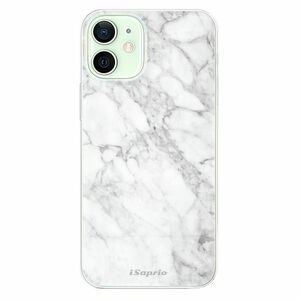 Odolné silikonové pouzdro iSaprio - SilverMarble 14 - iPhone 12 mini obraz