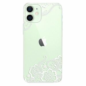 Plastové pouzdro iSaprio - White Lace 02 - iPhone 12 mini obraz