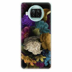 Odolné silikonové pouzdro iSaprio - Dark Flowers - Xiaomi Mi 10T Lite obraz