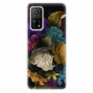 Odolné silikonové pouzdro iSaprio - Dark Flowers - Xiaomi Mi 10T / Mi 10T Pro obraz
