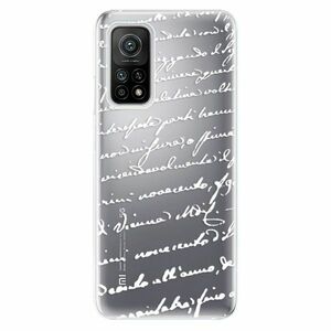 Odolné silikonové pouzdro iSaprio - Handwriting 01 - white - Xiaomi Mi 10T / Mi 10T Pro obraz