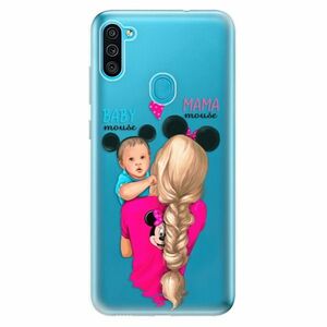Odolné silikonové pouzdro iSaprio - Mama Mouse Blonde and Boy - Samsung Galaxy M11 obraz