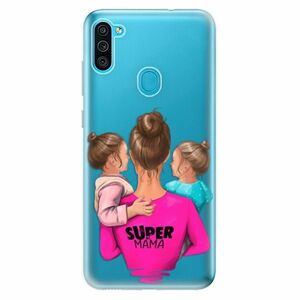Odolné silikonové pouzdro iSaprio - Super Mama - Two Girls - Samsung Galaxy M11 obraz