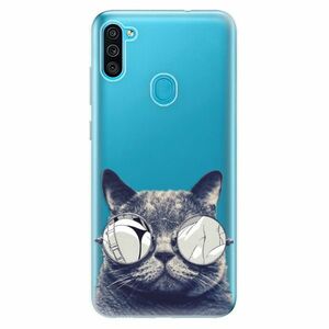 Odolné silikonové pouzdro iSaprio - Crazy Cat 01 - Samsung Galaxy M11 obraz