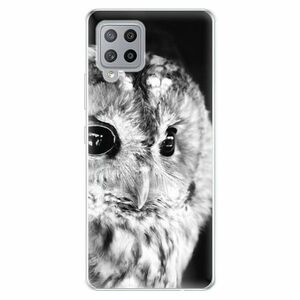 Odolné silikonové pouzdro iSaprio - BW Owl - Samsung Galaxy A42 obraz