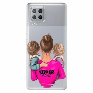 Odolné silikonové pouzdro iSaprio - Super Mama - Two Boys - Samsung Galaxy A42 obraz