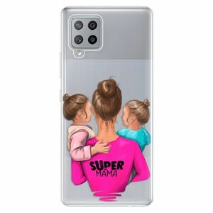 Odolné silikonové pouzdro iSaprio - Super Mama - Two Girls - Samsung Galaxy A42 obraz